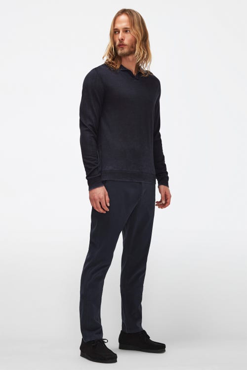 HYBRID TAPERED CHINO LUXE PERFORMANCE NAVY