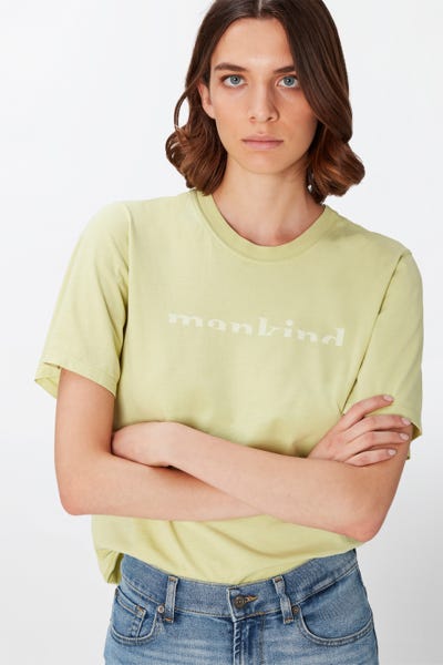 MANKIND TEE COTTON SUNNY LIME