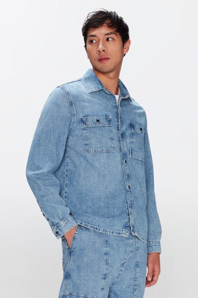 7 For all Mankind - Utility Shirt Seabank
